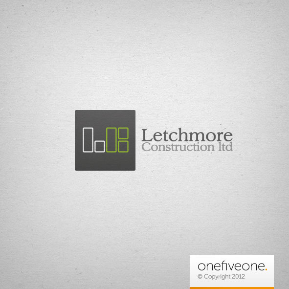 letchmore construction logo design